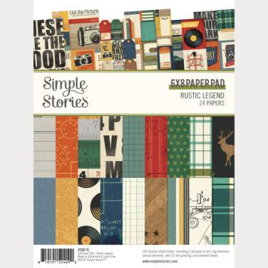 SIMPLE STORIES - Collezione  Rustic Legend -  6x8 Pad