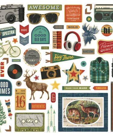 Alternative view of SIMPLE STORIES - Collezione  Rustic Legend - Chipboard Pieces