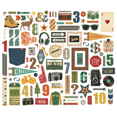 Alternative view of SIMPLE STORIES - Collezione  Rustic Legend - Bits & Pieces