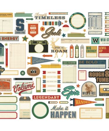 Alternative view of SIMPLE STORIES - Collezione  Rustic Legend - Journal Bits & Pieces