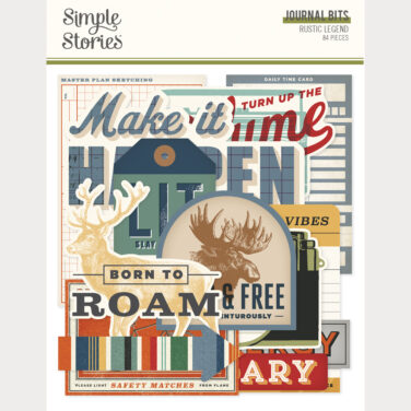 SIMPLE STORIES - Collezione  Rustic Legend - Journal Bits & Pieces