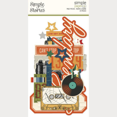 SIMPLE STORIES - Collezione Rustic Legend - Simple Pages Page Pieces