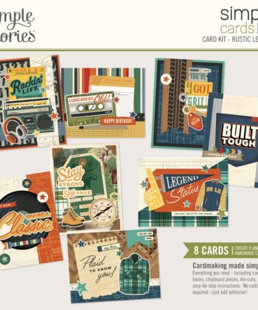 SIMPLE STORIES - Collezione  Rustic Legend - Simple Cards Card Kit
