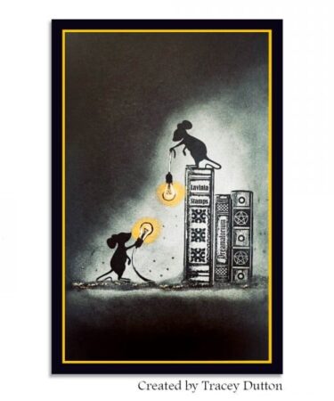 Alternative view of LAVINIA STAMP -   Double Trouble Stamp