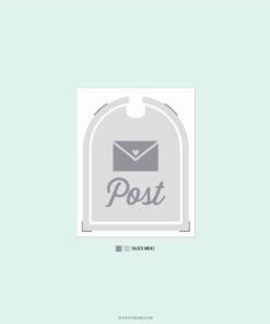 Concord & 9th – Happy Mail Embossing Folder (4.75 x 6)