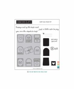 Concord & 9th – Happy Mail Stamp Set (6 x 6)