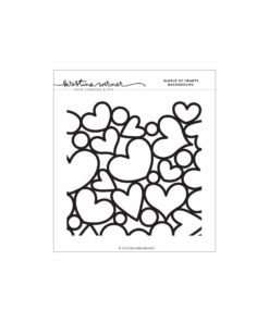 Concord & 9th – Kristina Werner –Jumble of Hearts Background (6 X 6)