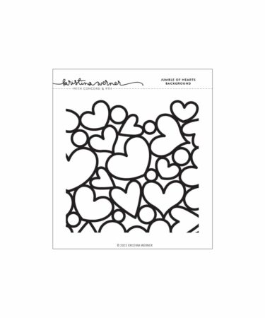 Concord & 9th – Kristina Werner –Jumble of Hearts Background (6 X 6)