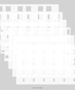 Concord & 9th – Kristina Werner –Plaid Perfection Stencil Pack (6 qty; 6 x 9)