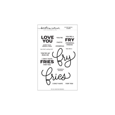 Concord & 9th – Kristina Werner –So Fry-tastic Stamp Set (4 x 6)