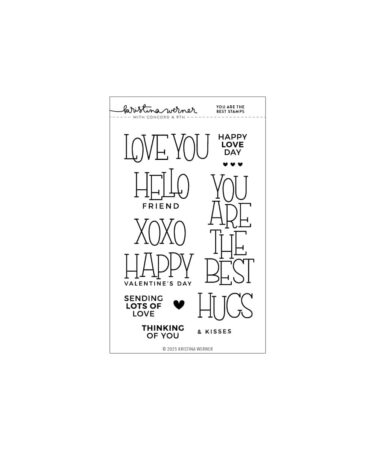 Concord & 9th – Kristina Werner –You Are The Best Stamp Set (4 x 6)