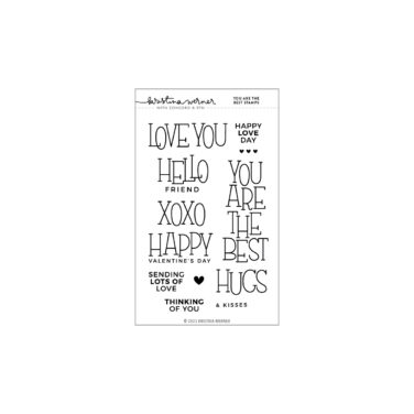 Concord & 9th – Kristina Werner –You Are The Best Stamp Set (4 x 6)