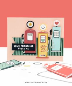 Alternative view of Concord & 9th – Fueled with Love Stamp Set (3 x 4)