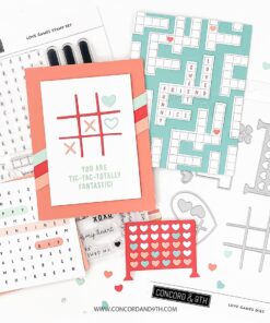 Alternative view of Concord & 9th – Love Games Stamp Set (6 x 8)