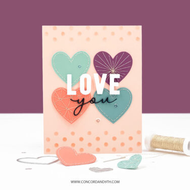 Alternative view of Concord & 9th – Stitch of Love Piercing Dies