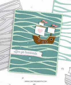 Alternative view of Concord & 9th – Wavy Card Front Die