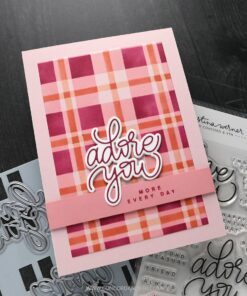 Alternative view of Concord & 9th – Kristina Werner –Plaid Perfection Stencil Pack (6 qty; 6 x 9)