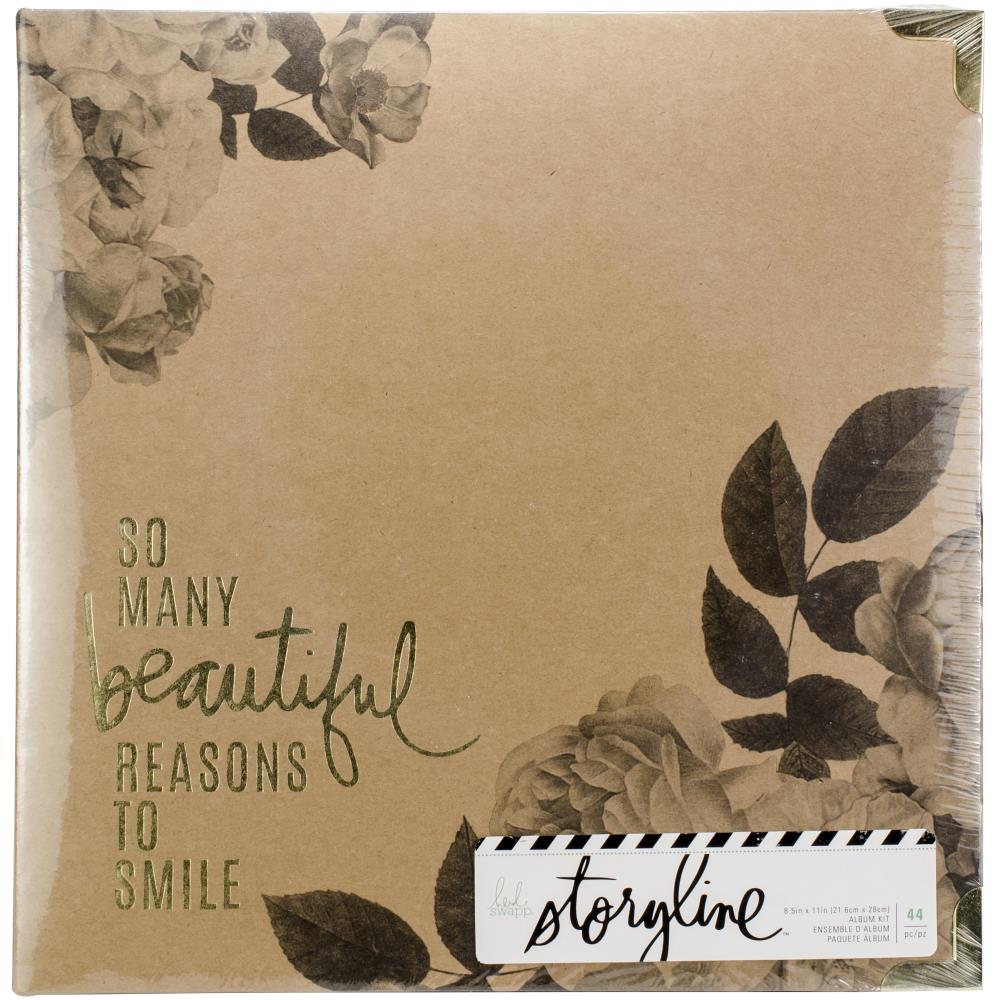 HEIDI SWAPP FLORAL -STORYLINE ALBUM8.5X11 (IN ARRIVO)