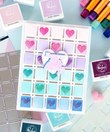 Alternative view of PINKFRESH STUDIO - Refined Grid coverplate die