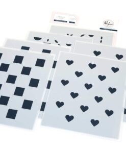 PINKFRESH STUDIO - Refined Grid Builder stencil