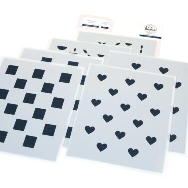 PINKFRESH STUDIO - Refined Grid Builder stencil