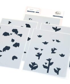 PINKFRESH STUDIO - Rising Wildflowers stencil