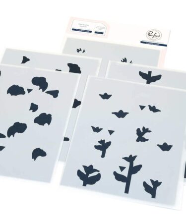 PINKFRESH STUDIO - Rising Wildflowers stencil