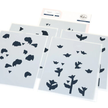 PINKFRESH STUDIO - Rising Wildflowers stencil