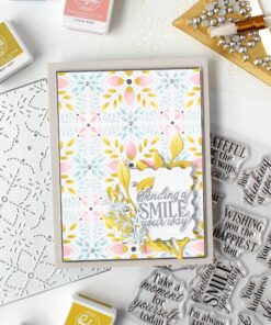 Alternative view of PINKFRESH STUDIO - Petal Mosaic coverplate die