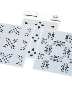 PINKFRESH STUDIO - Petal Mosaic stencil