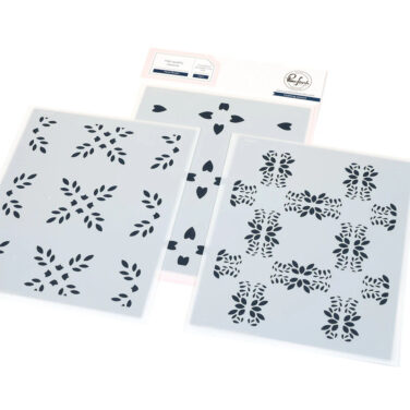 PINKFRESH STUDIO - Petal Mosaic stencil