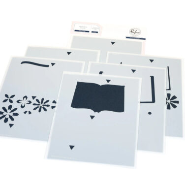 PINKFRESH STUDIO - Floral Tale stencil