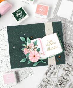 Alternative view of PINKFRESH STUDIO - Floral Tale stencil