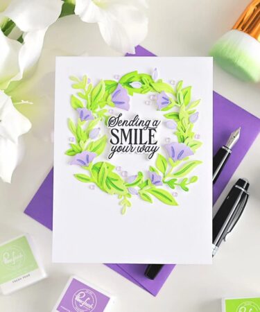 Alternative view of PINKFRESH STUDIO - Wild Meadow Wreath die