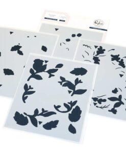 PINKFRESH STUDIO - Wild Meadow Wreath stencil