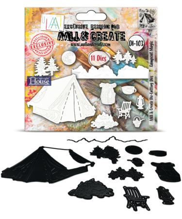 AALL & CREATE - Die-Cutting 14x13cm - Campout Magic