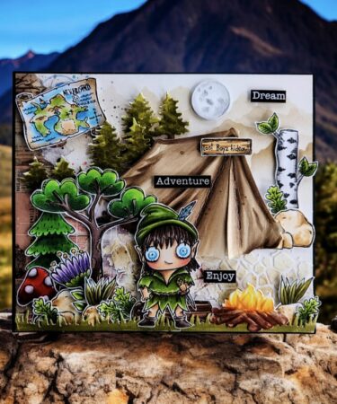 Alternative view of AALL & CREATE - Die-Cutting 14x13cm - Campout Magic