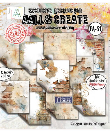 AALL & CRETE - Design Paper -12X12" - Surface Marks