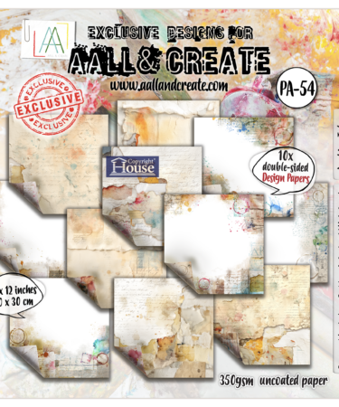 AALL & CRETE - Design Paper -12X12" -Archive Tales