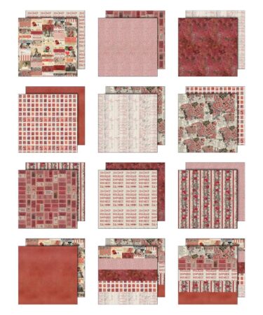 Alternative view of Idea-ology Double-Sided Cardstock 8"X8" 12/Pkg - Palette Collection: Red