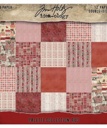 Idea-ology Double-Sided Cardstock 8"X8" 12/Pkg - Palette Collection: Red