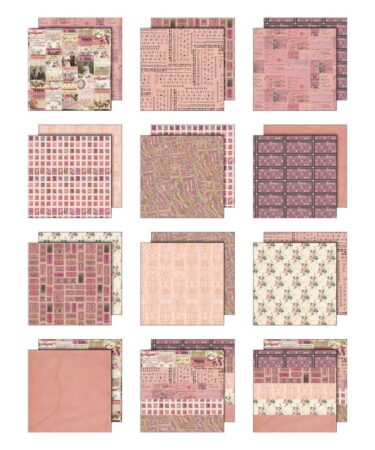 Alternative view of Idea-ology Double-Sided Cardstock 8"X8" 12/Pkg - Palette Collection: Pink