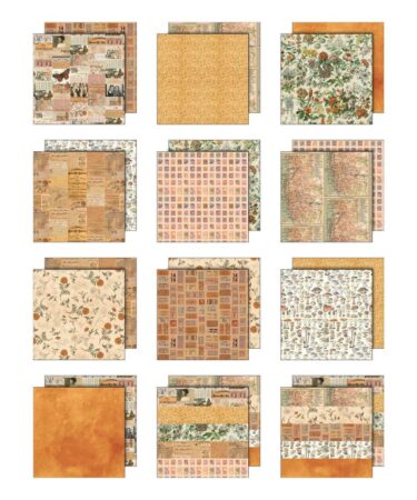 Alternative view of Idea-ology Double-Sided Cardstock 8"X8" 12/Pkg - Palette Collection: Orange