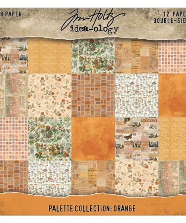 Idea-ology Double-Sided Cardstock 8"X8" 12/Pkg - Palette Collection: Orange