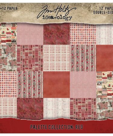 Idea-ology Double- Sided Cardstock 12"X12" 12/Pkg - Palette Collection: Red