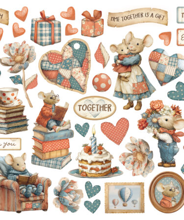 Alternative view of STAMPERIA - Collezione Family -Die cuts assortiti