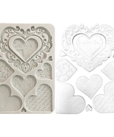 STAMPERIA - Collezione Family -Stampo in silicone A5 cuori