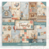 STAMPERIA - Collezione Family -Blocco 10 fogli 30,5x30,5 12x12 inches Double Face