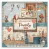 STAMPERIA - Collezione Family -Blocco 22 fogli 20,3x20,3 8x8 inches Single Face
