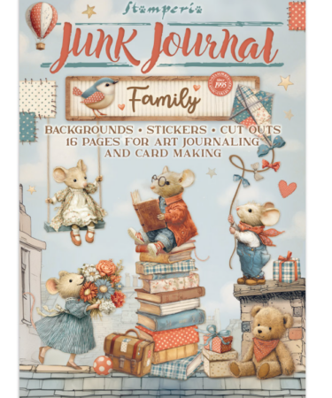 STAMPERIA - Collezione Family -Junk journal stickers, cut-outs, backgrounds